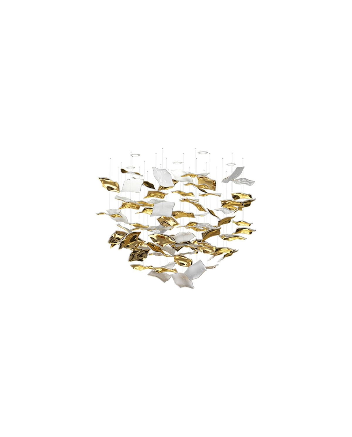 Viliros Glass Spiral Pendant Light