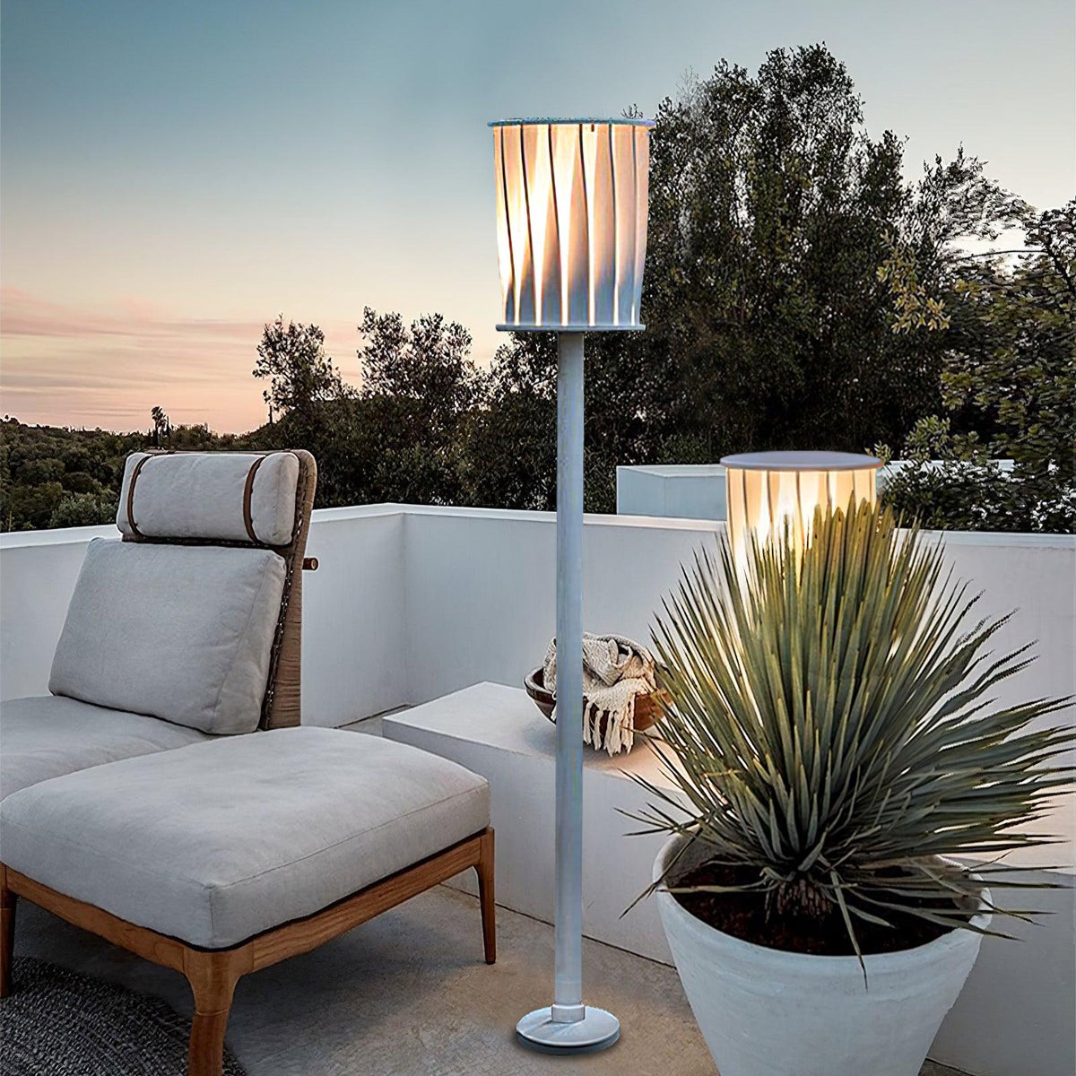 Flare Modern Aluminum Outdoor Light