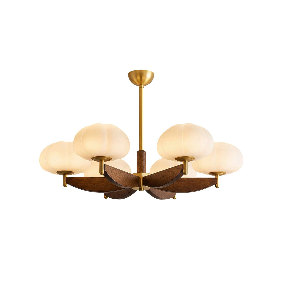 Merewood Ash Wood Chandelier
