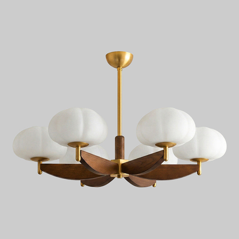 Merewood Ash Wood Chandelier