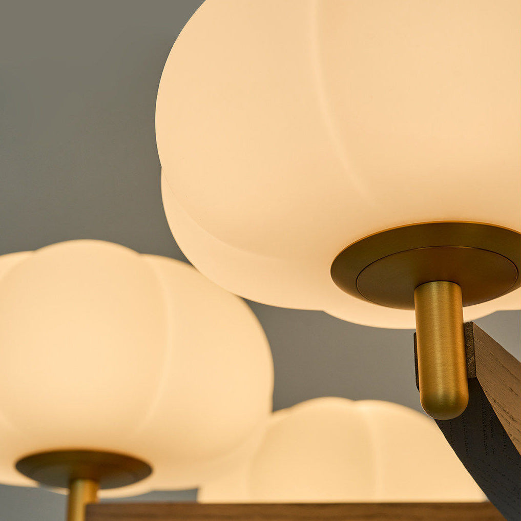 Merewood Ash Wood Chandelier