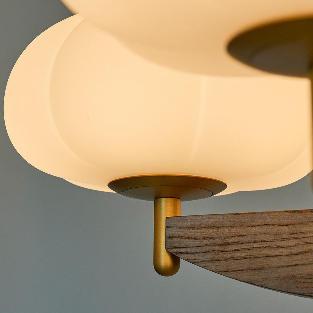 Merewood Ash Wood Chandelier