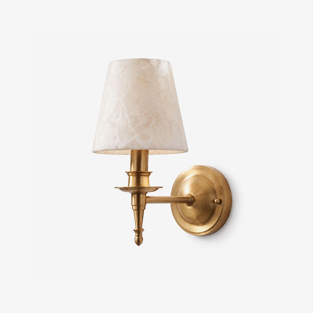 Ashmere Alabaster Wall Sconce