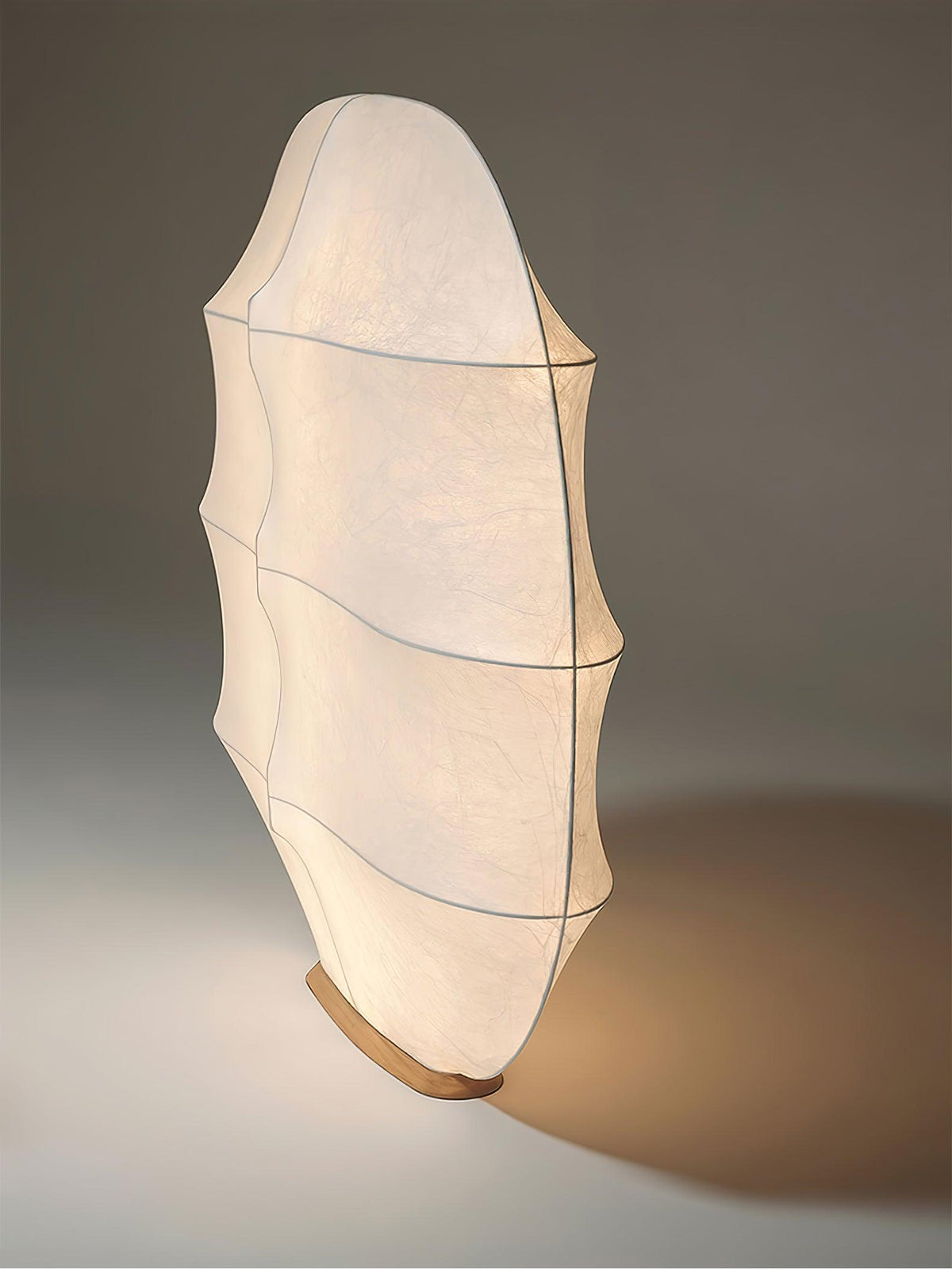 Lylaeos Organic Form Imitation Silk Wall Light