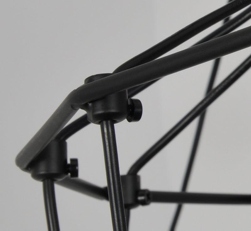 Tevenq Chandelier Lines Black Wireframe LED