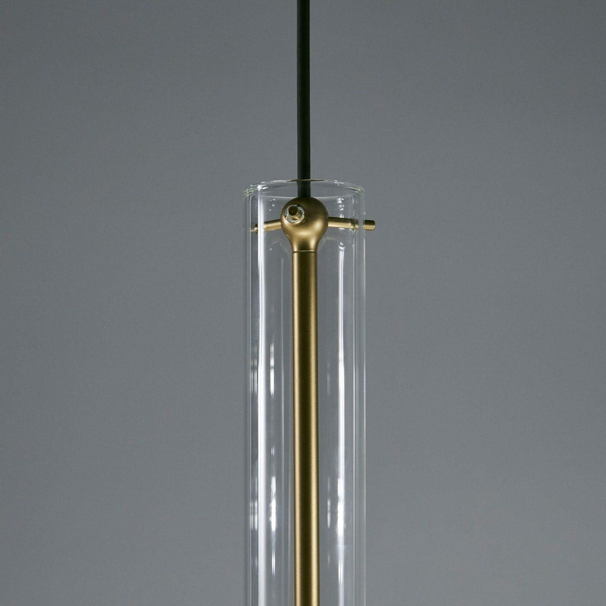 Sarenol Glass Industrial Glam Pendant Light