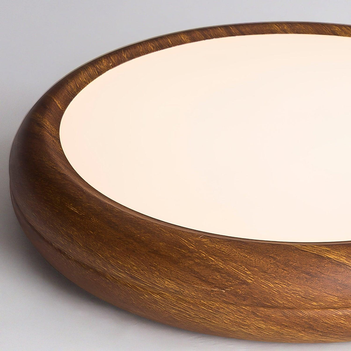 Silas Wood Grain Round Ceiling Light