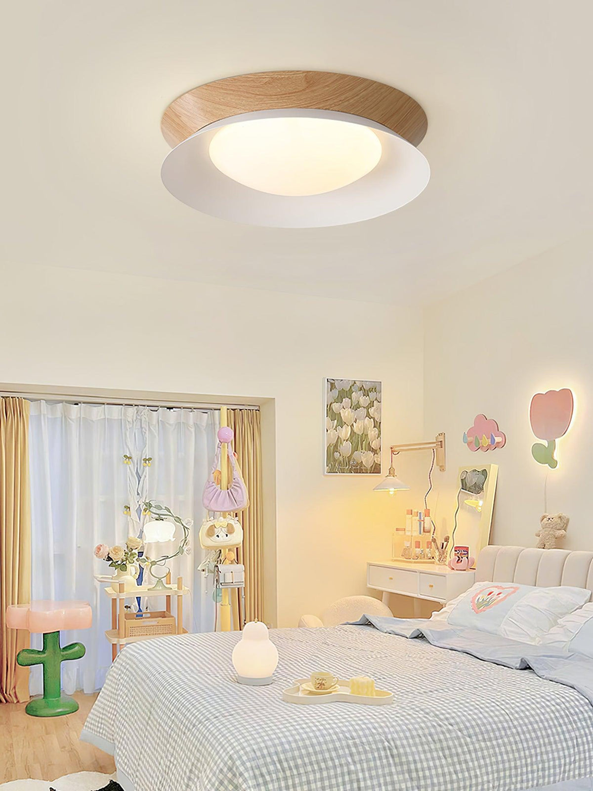 Acor Ceiling Light Ring Double Half Round Nordic