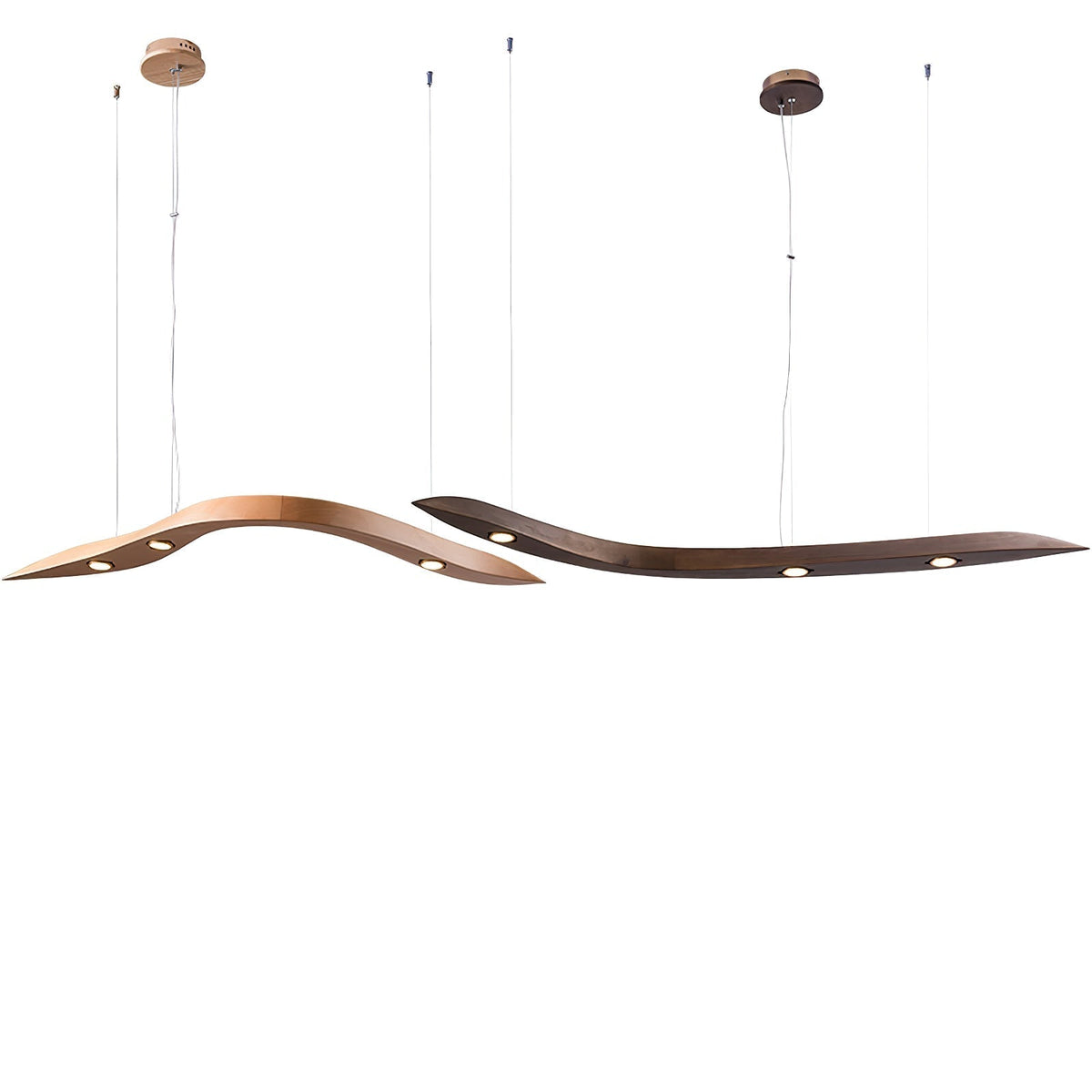 Queral Flow Minimalist Wood Pendant Lamp