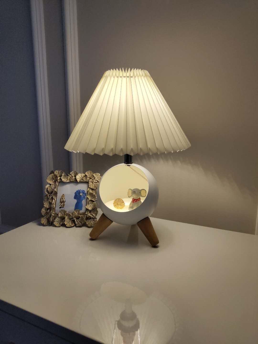 Hazelle Modern Fabric Table Lamp