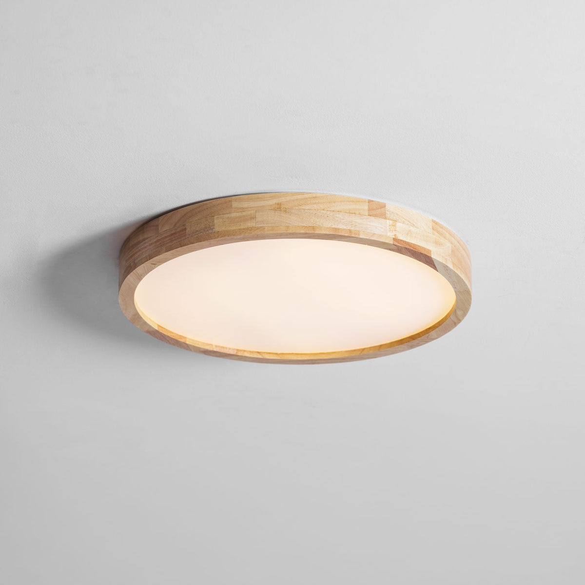Weson Wooden Geometric Flush Mount Ceiling Light