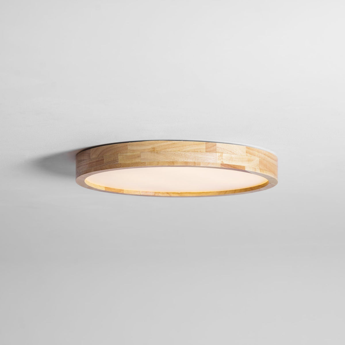 Weson Wooden Geometric Flush Mount Ceiling Light