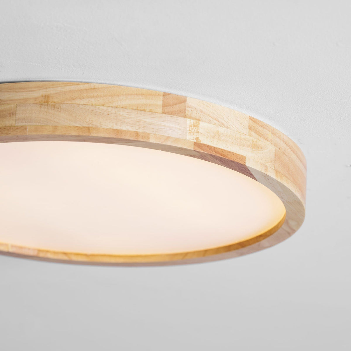 Weson Wooden Geometric Flush Mount Ceiling Light
