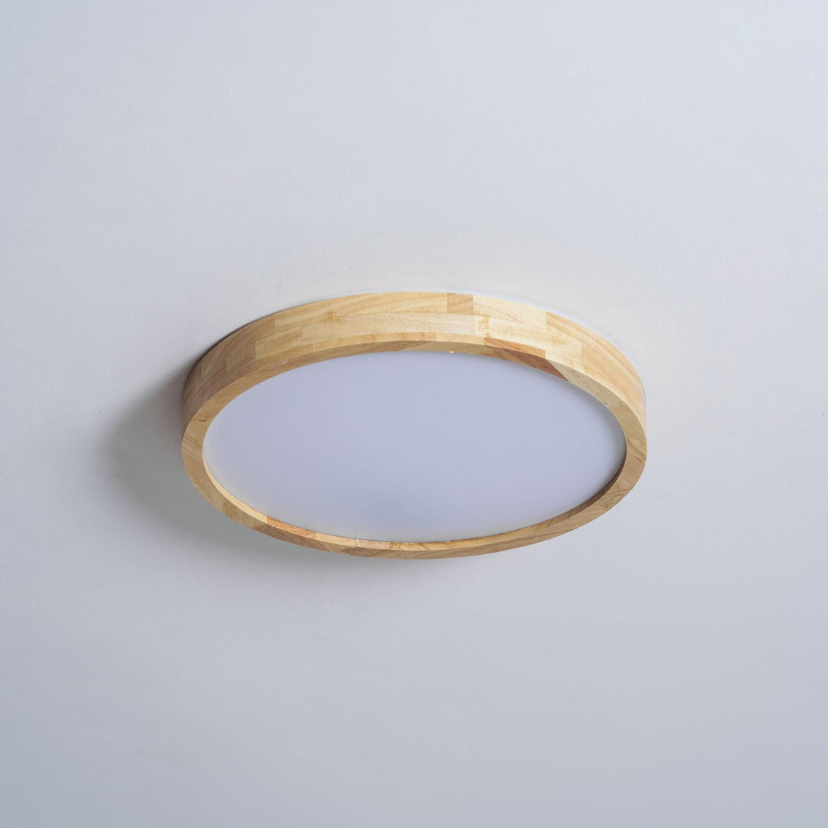 Weson Wooden Geometric Flush Mount Ceiling Light