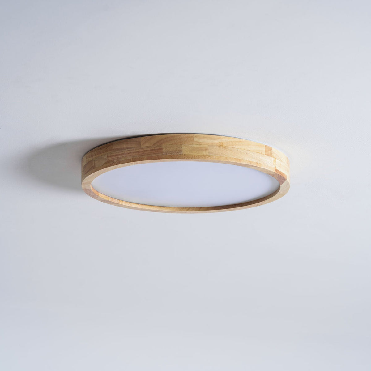 Weson Wooden Geometric Flush Mount Ceiling Light