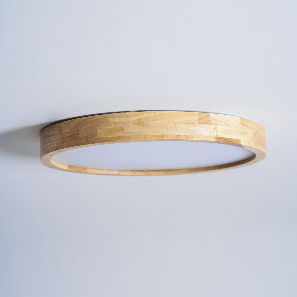 Weson Wooden Geometric Flush Mount Ceiling Light