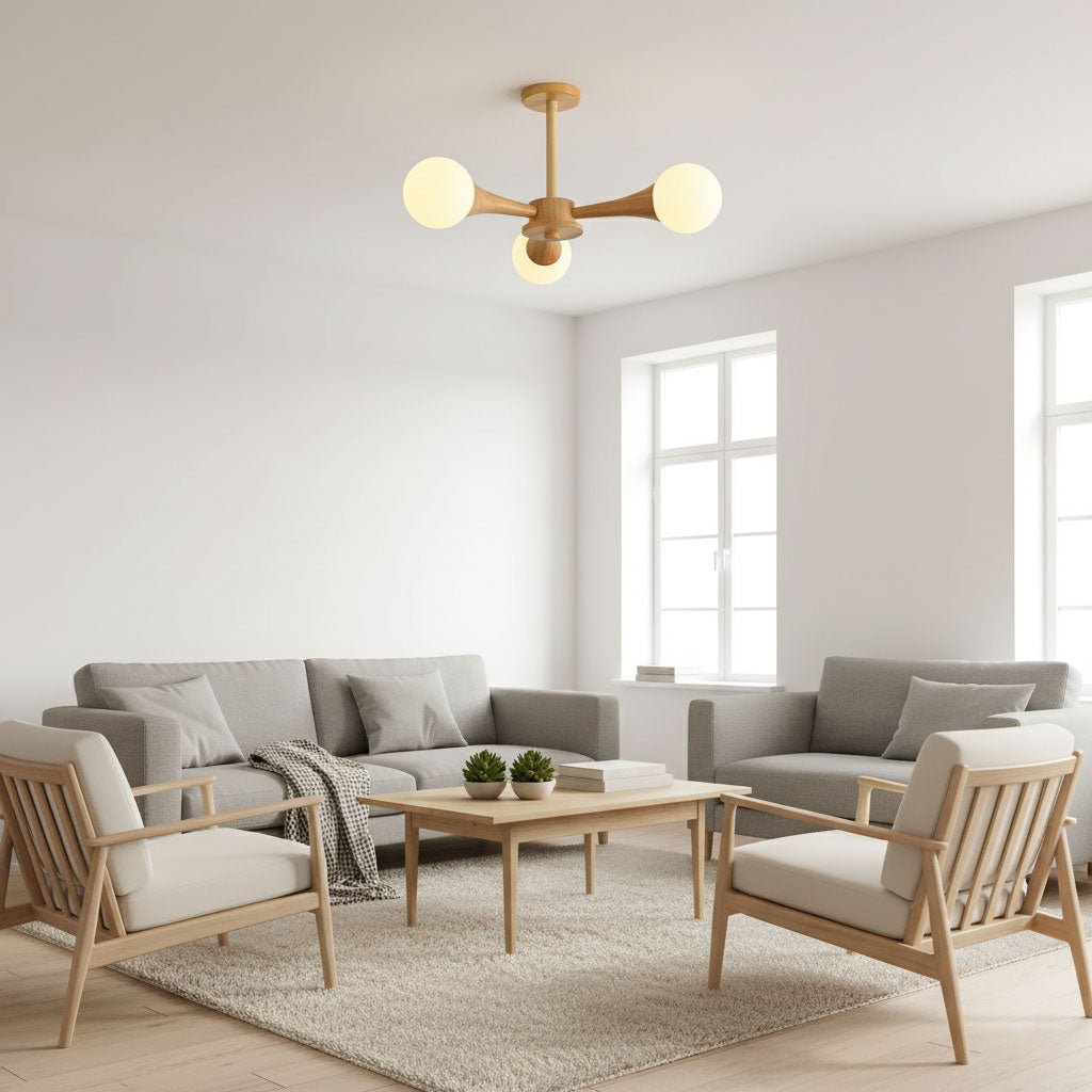 Kojel Wooden Nera Chandelier