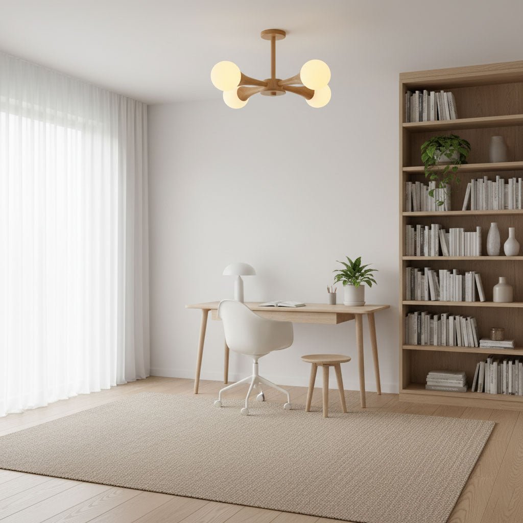Kojel Wooden Nera Chandelier