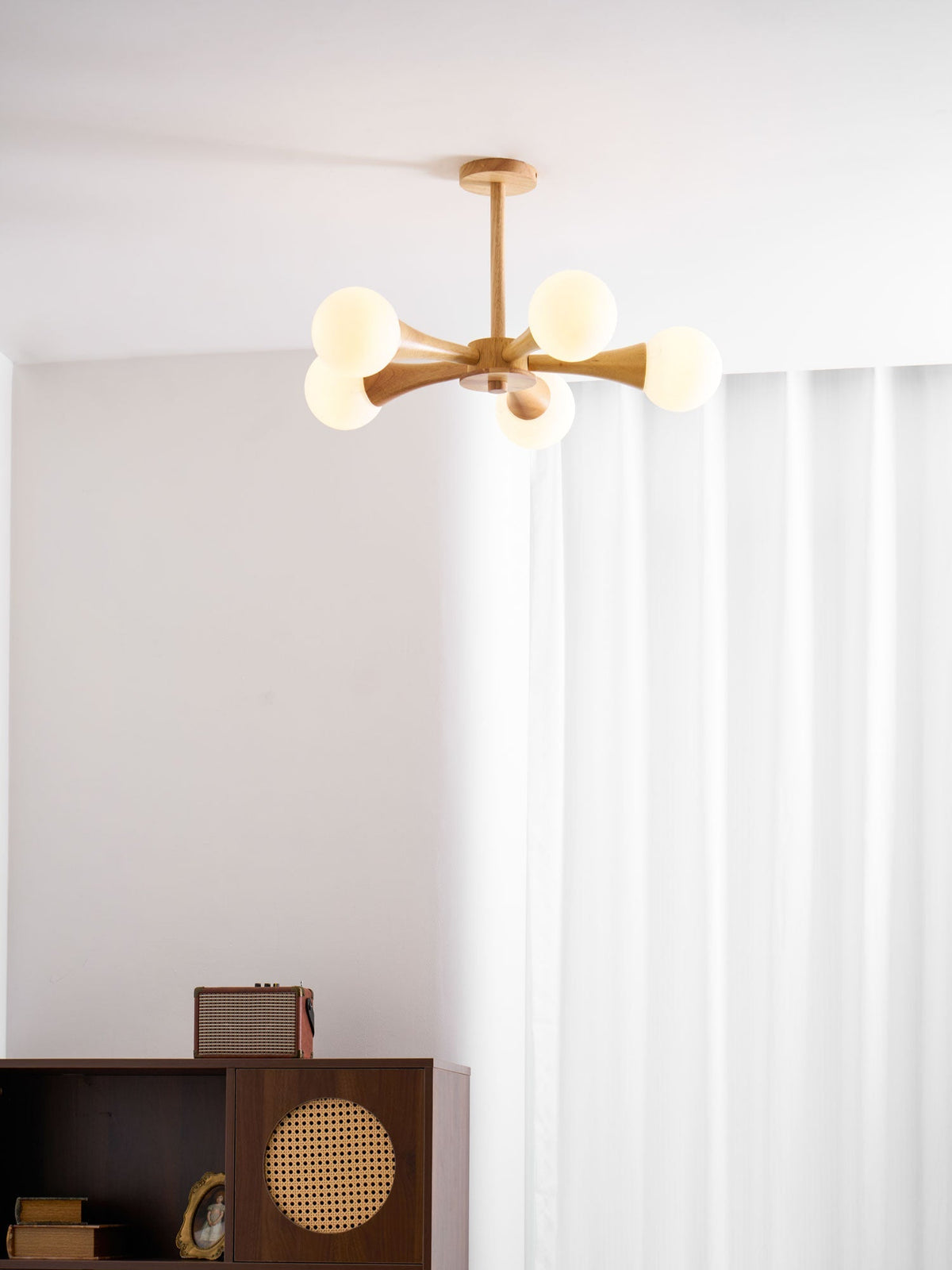 Kojel Wooden Nera Chandelier