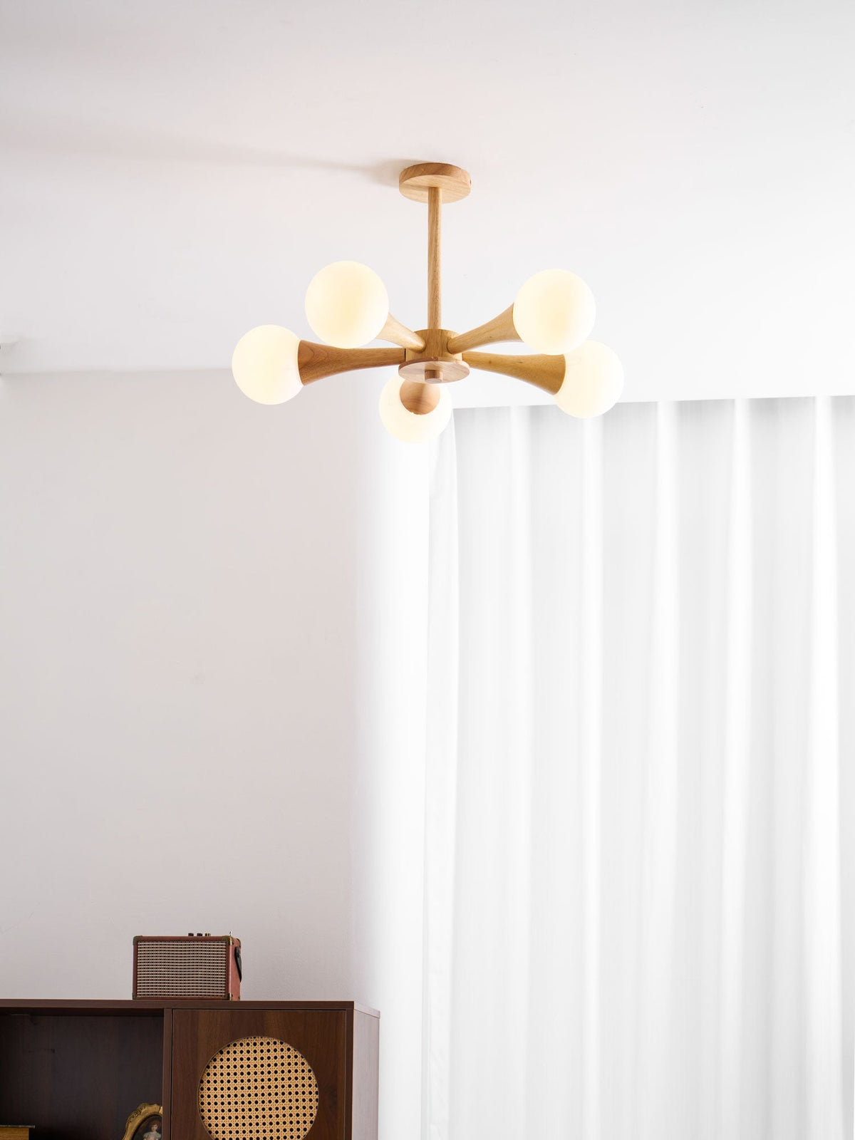 Kojel Wooden Nera Chandelier