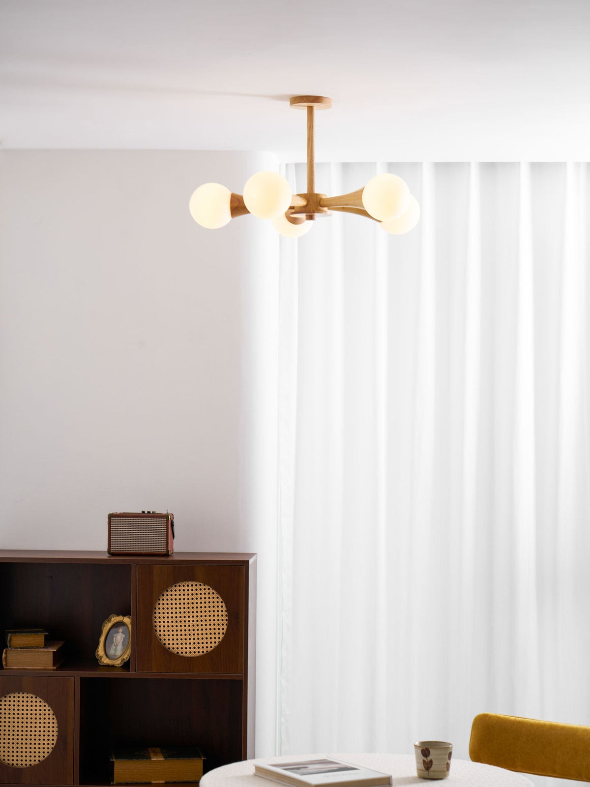 Kojel Wooden Nera Chandelier