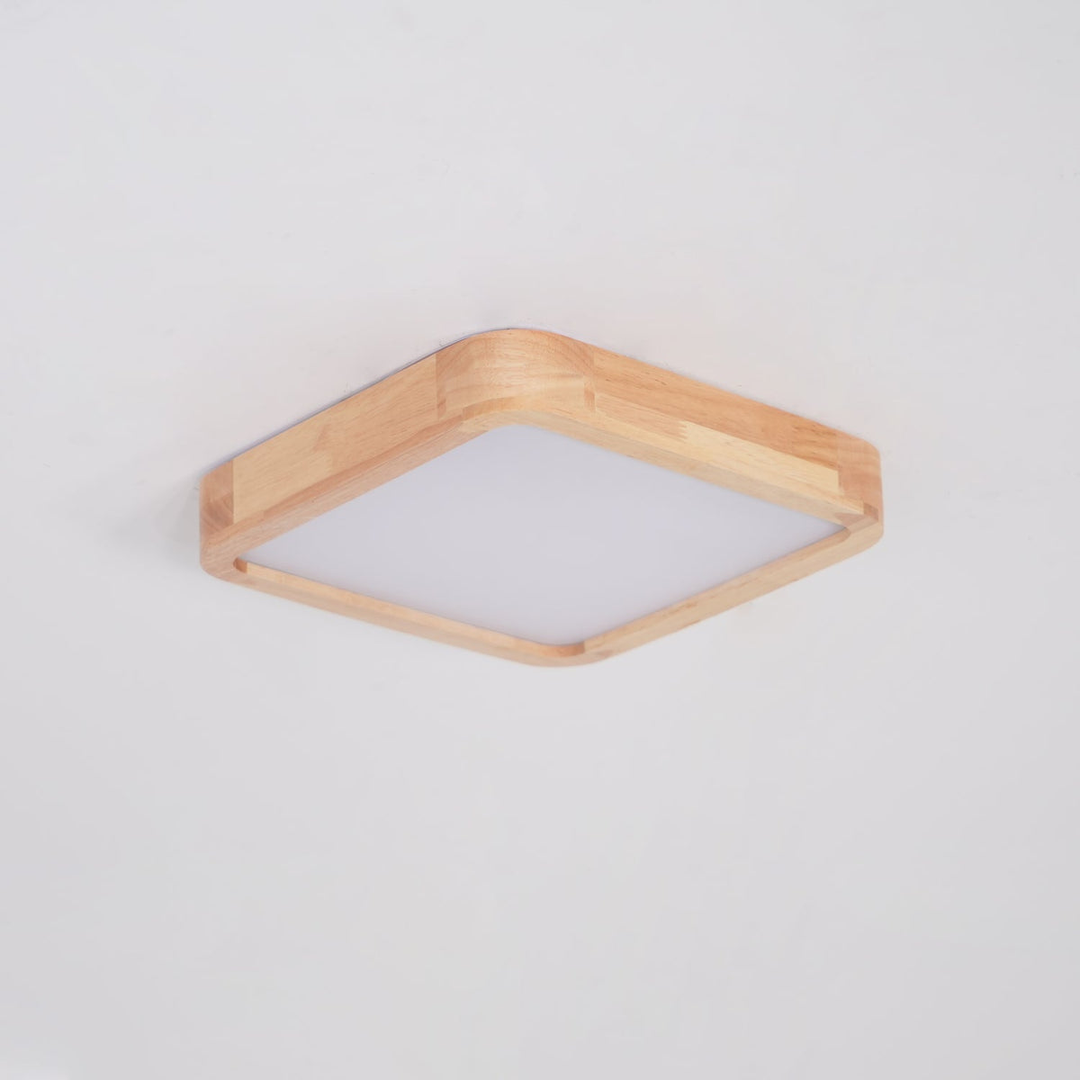 Weson Wooden Geometric Flush Mount Ceiling Light