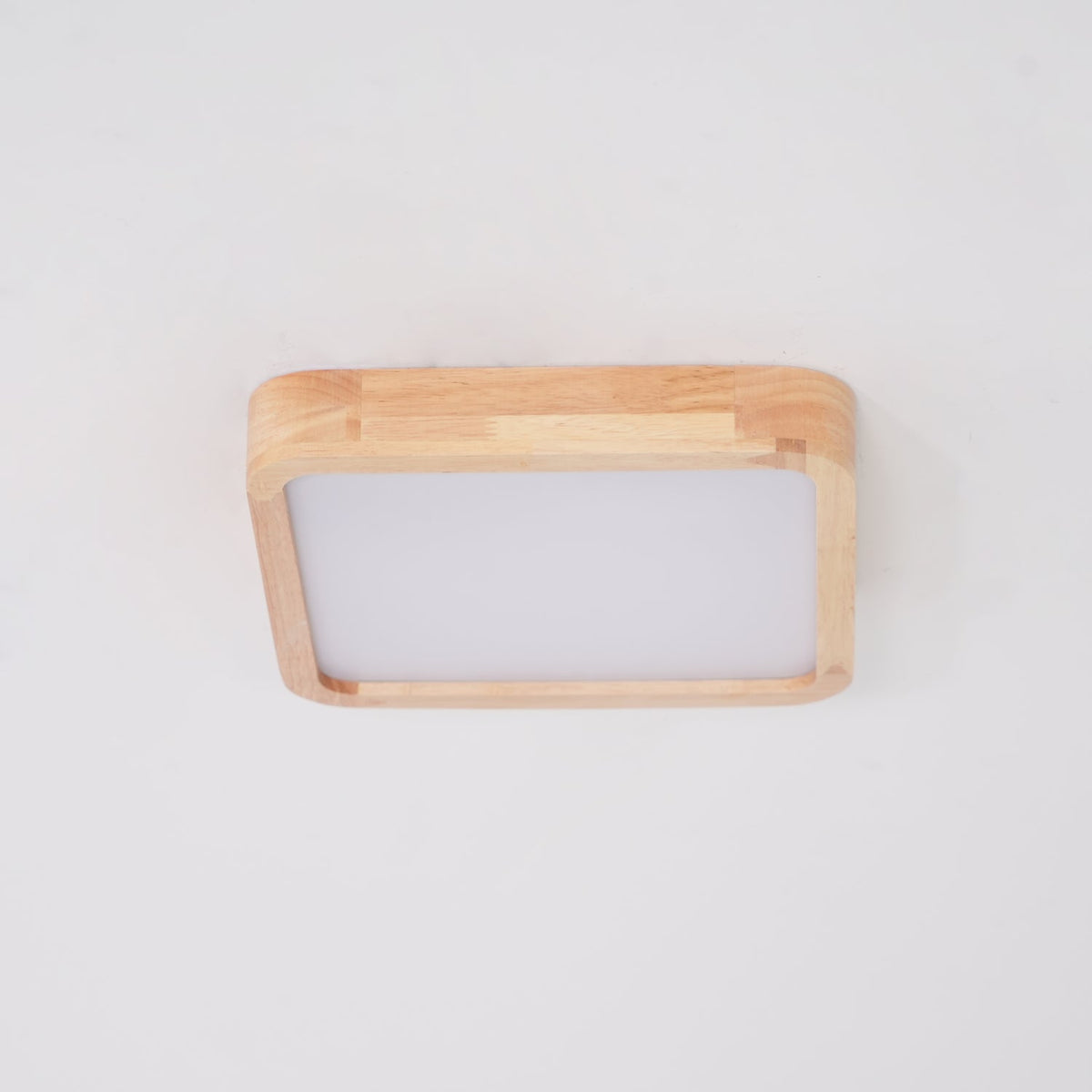 Weson Wooden Geometric Flush Mount Ceiling Light