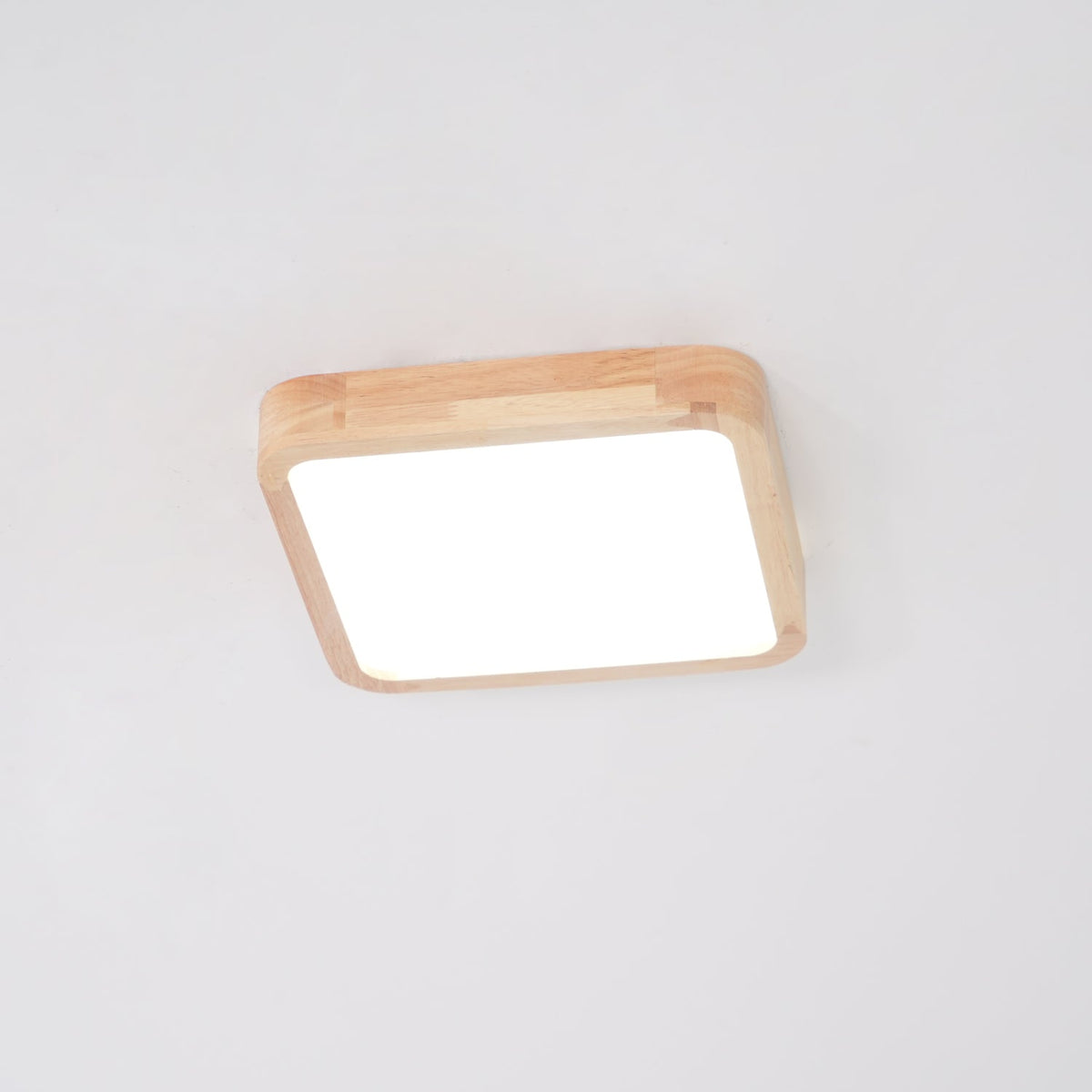 Weson Wooden Geometric Flush Mount Ceiling Light