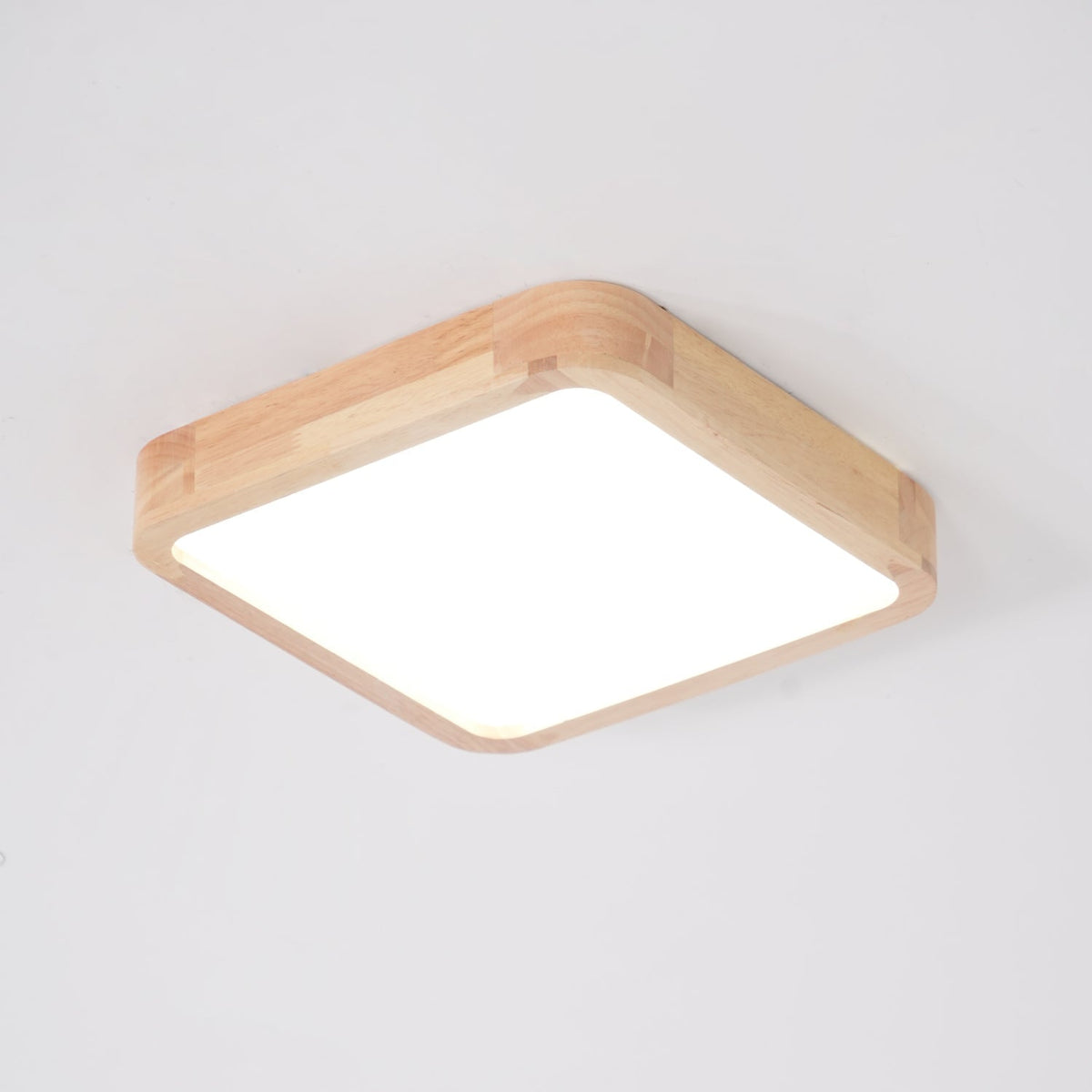 Weson Wooden Geometric Flush Mount Ceiling Light