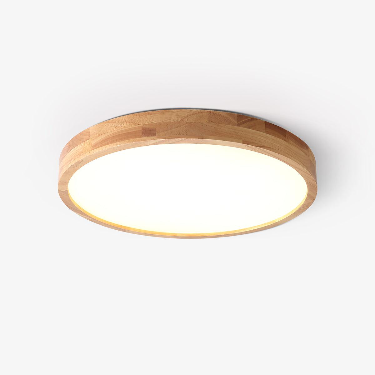 Weson Wooden Geometric Flush Mount Ceiling Light