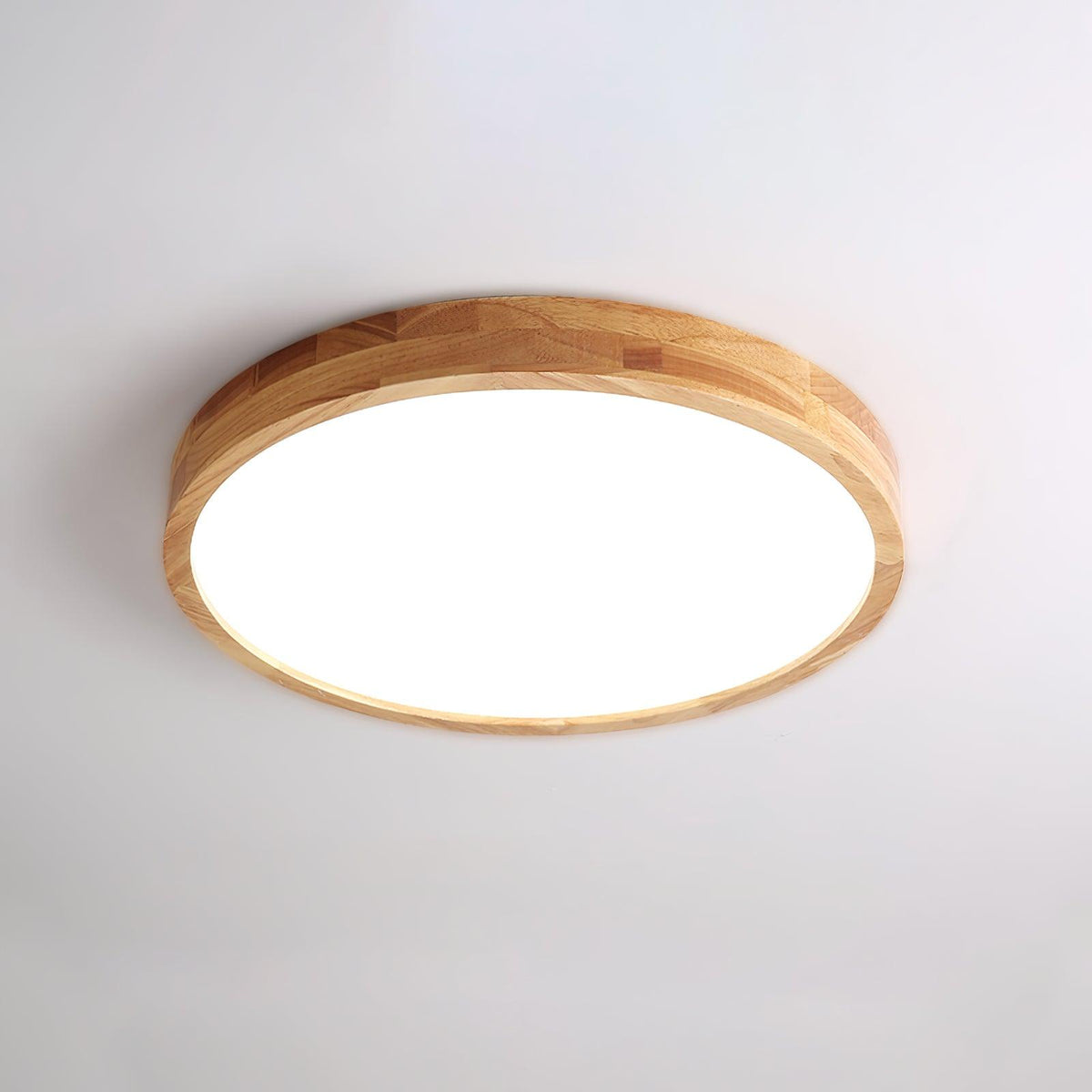 Weson Wooden Geometric Flush Mount Ceiling Light