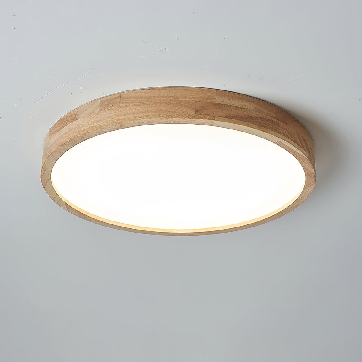 Weson Wooden Geometric Flush Mount Ceiling Light