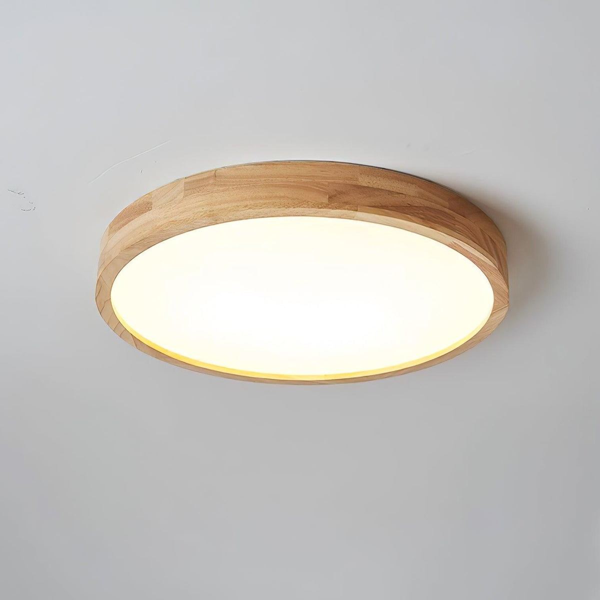 Weson Wooden Geometric Flush Mount Ceiling Light