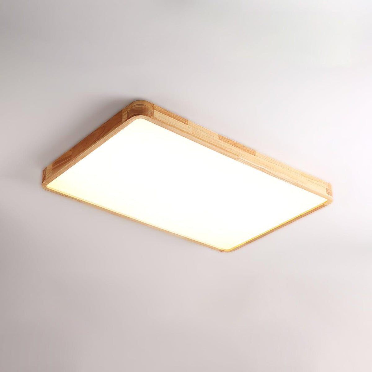 Damian Ceiling Light Wooden Geometric LED
