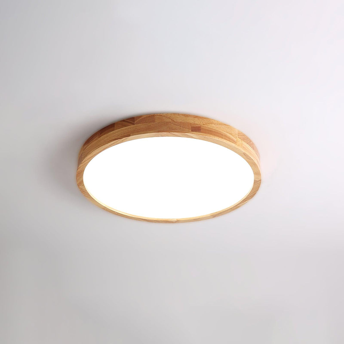 Weson Wooden Geometric Flush Mount Ceiling Light