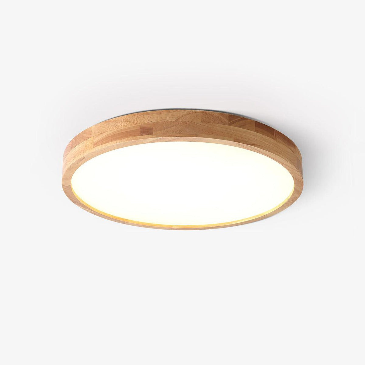 Weson Wooden Geometric Flush Mount Ceiling Light