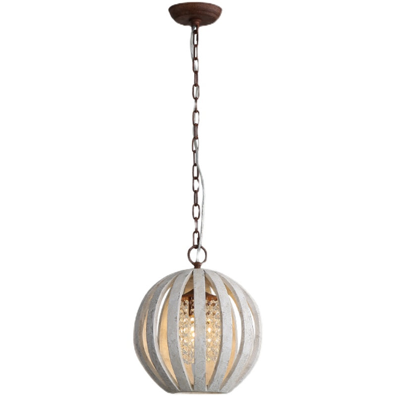 Sylaette Wooden Globe Pendant Lamp