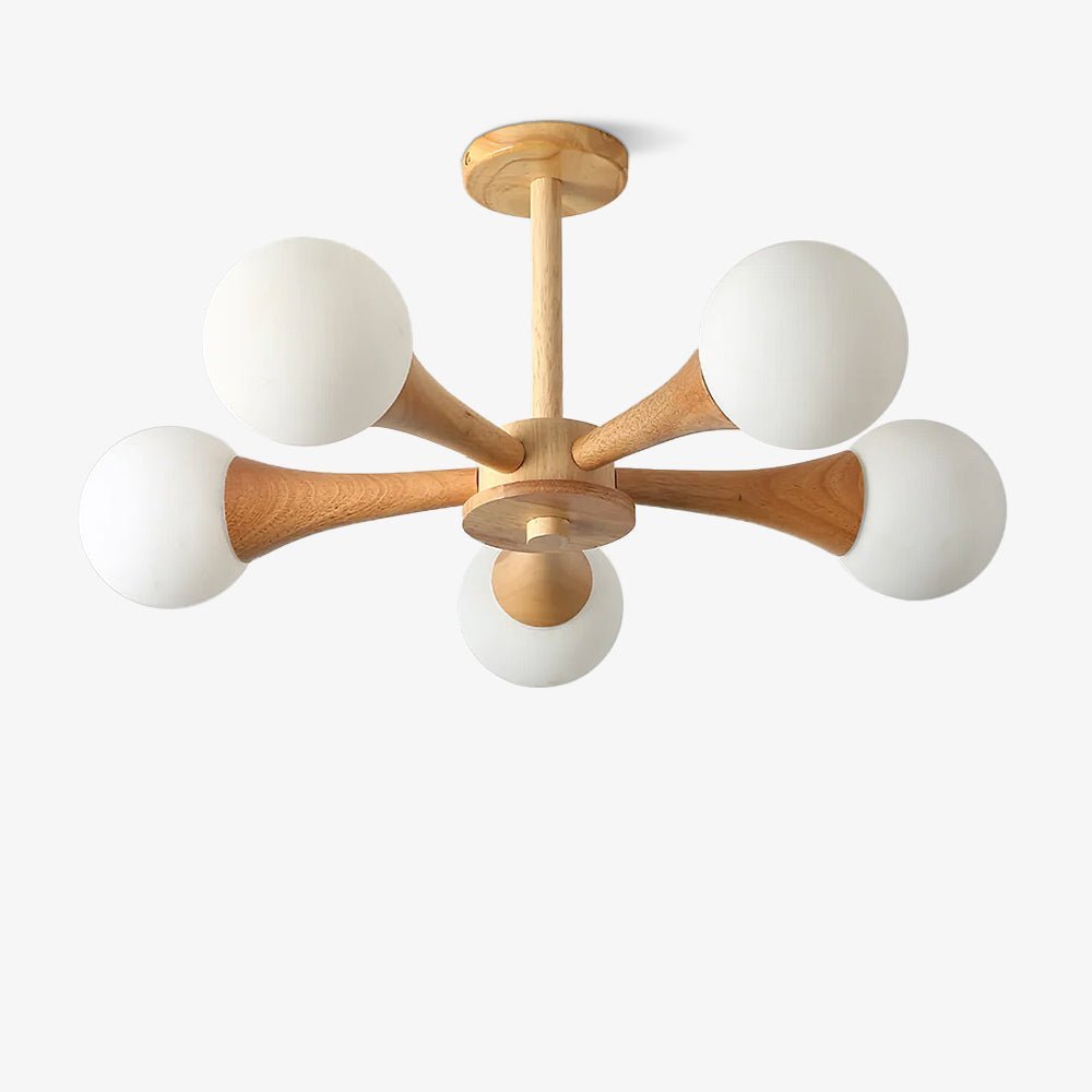 Kojel Wooden Nera Chandelier