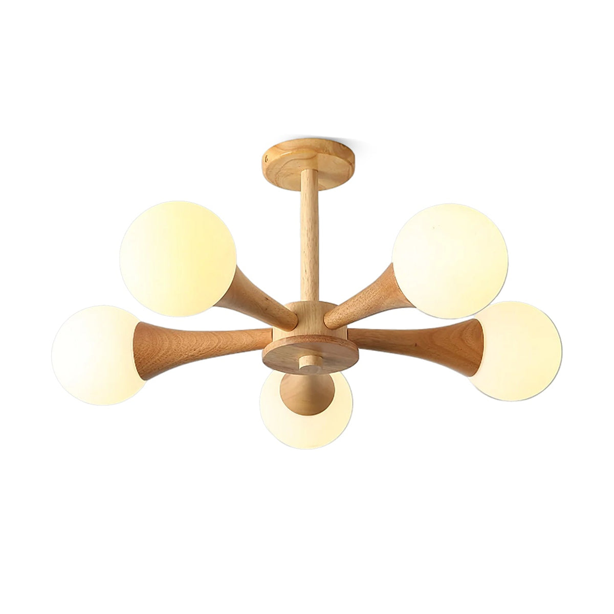 Kojel Wooden Nera Chandelier
