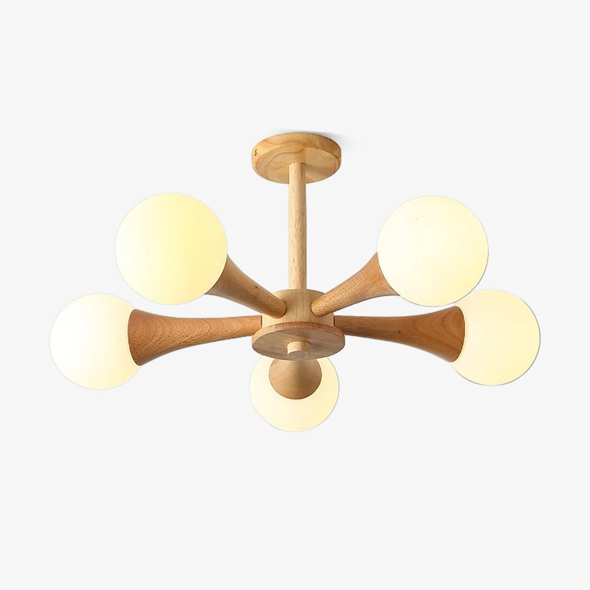 Kojel Wooden Nera Chandelier