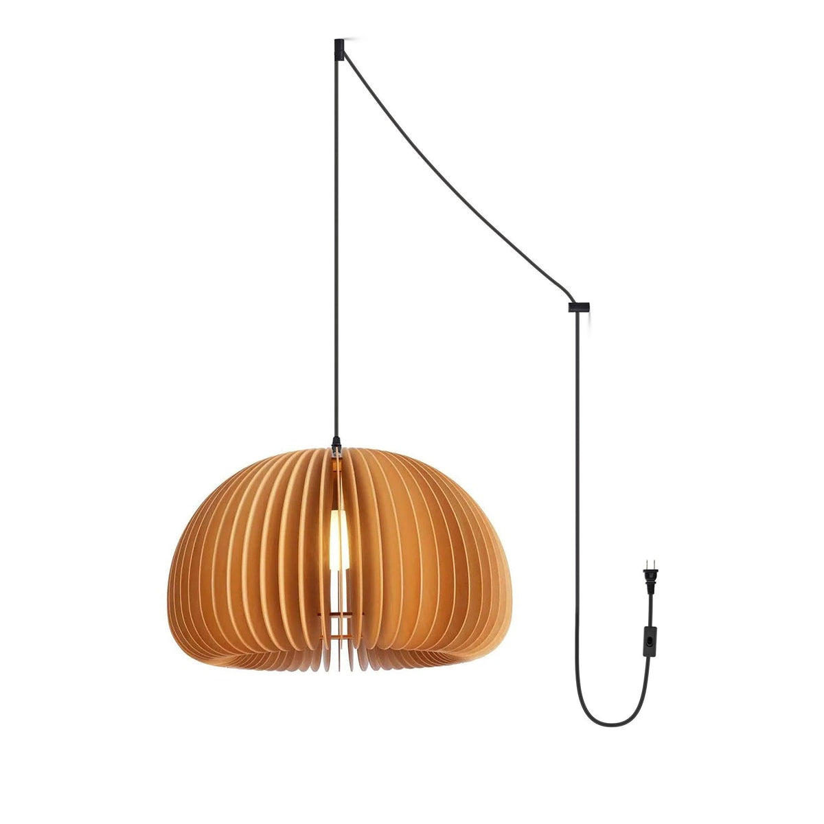 Enoris Wood Retro Pendant Lights