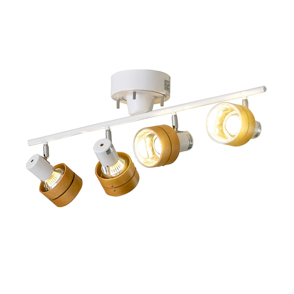 Elsorila Elegance Adjustable Spot Wooden Ceiling Lamp