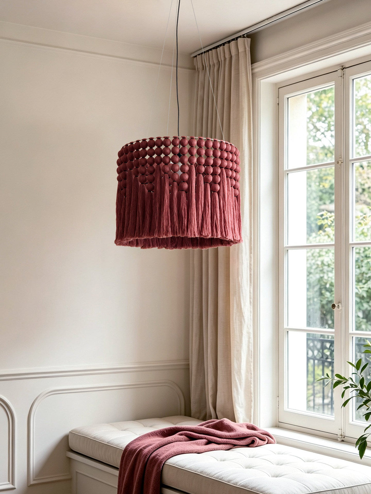 Verleigh Macrame Tassel Pendant Lamp