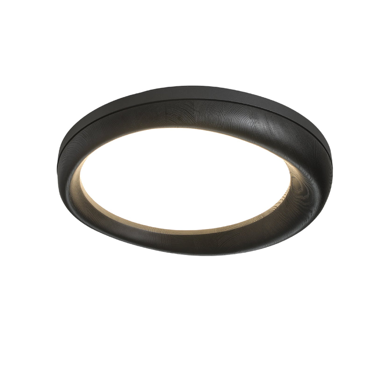 Eurtheara Organic Wood Glass Ceiling Light
