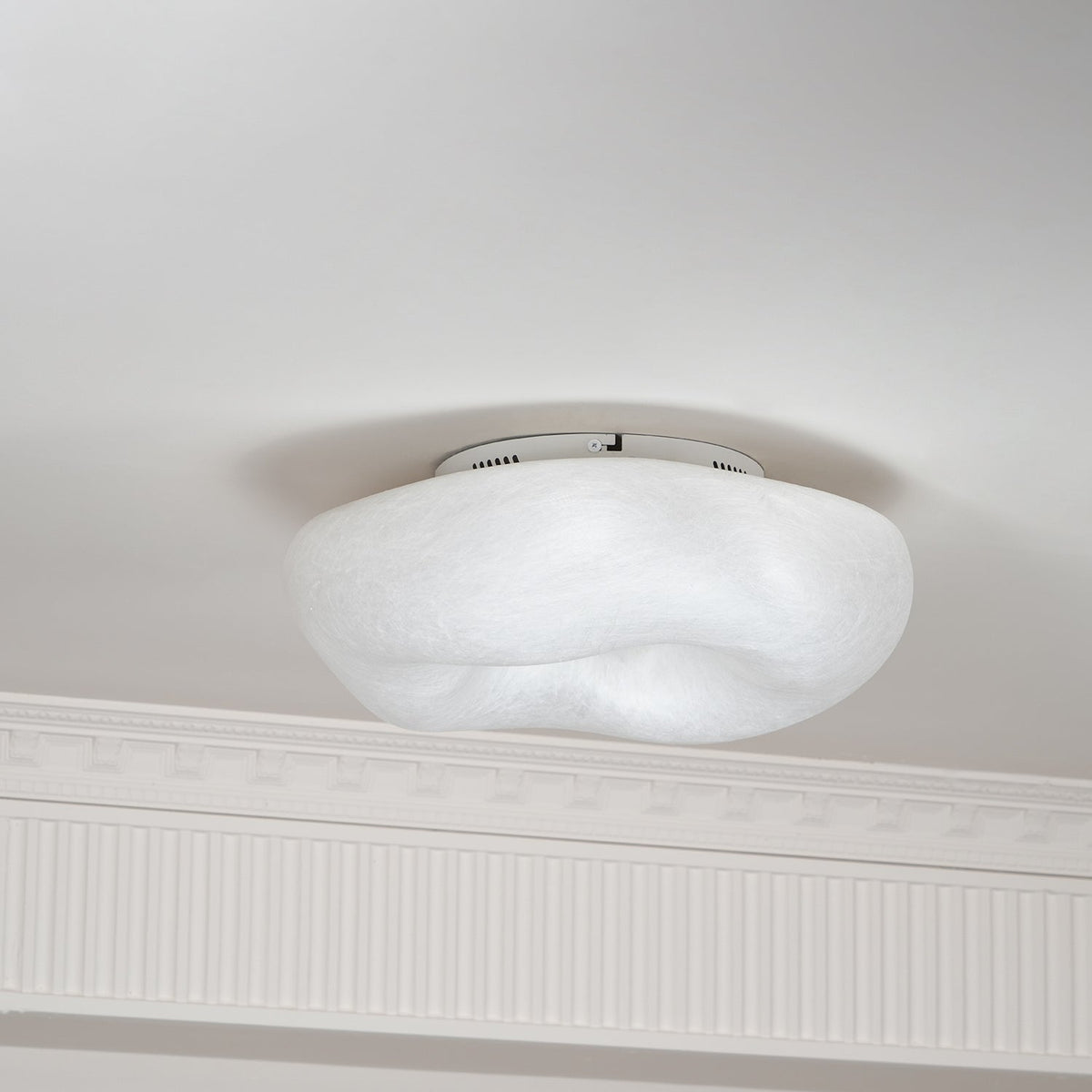 Calerelle Ceiling Lamp Cloud Shape Silk Elegant