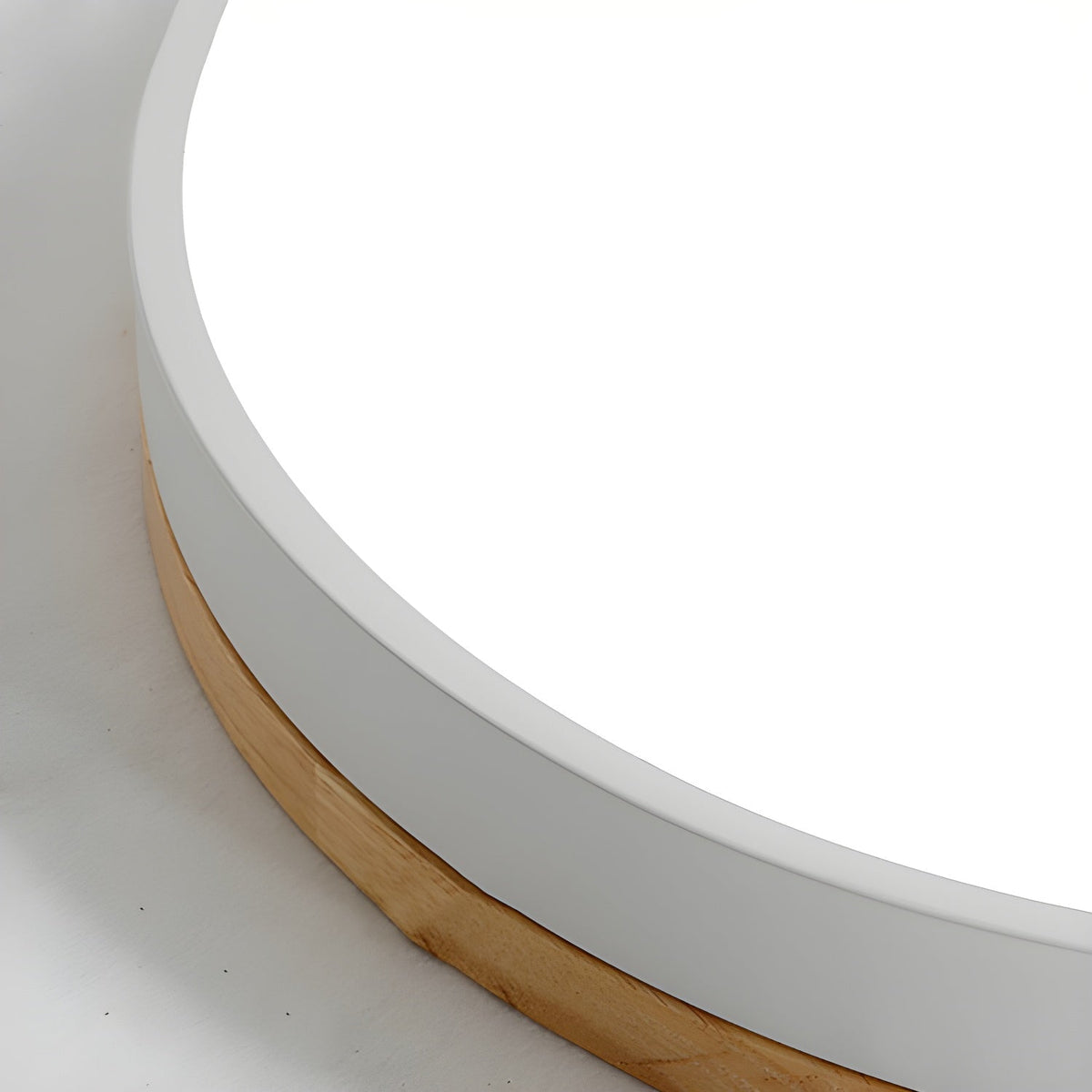 Folen Circular Wood Flush Mount Ceiling Light