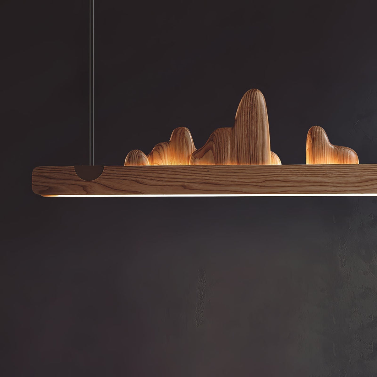 Elvaaine Modern Wood Pendant Light