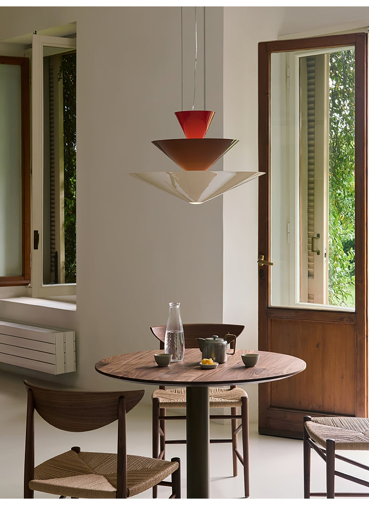 Pyramia Tiered Color Block Pendant Light