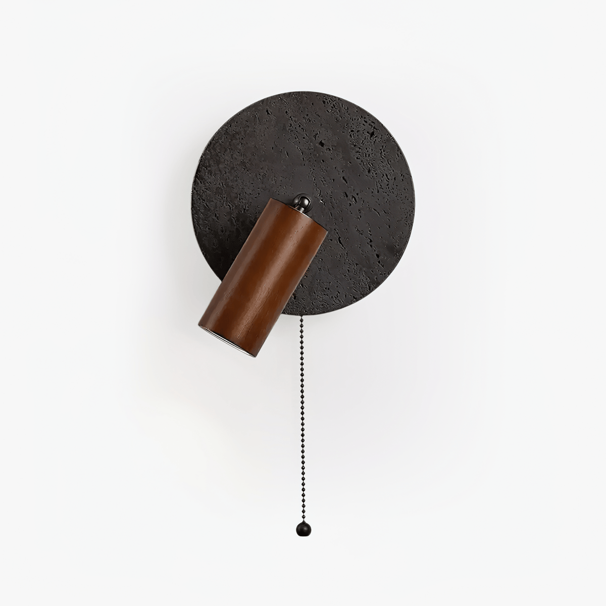 Jaxlen  Black Travertine Wall Sconce