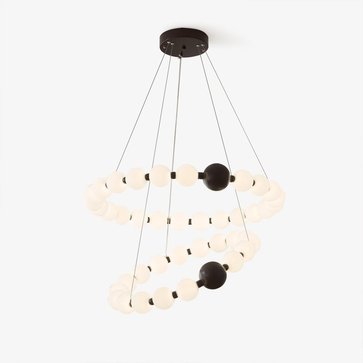 June Bead Ring Chandelier
